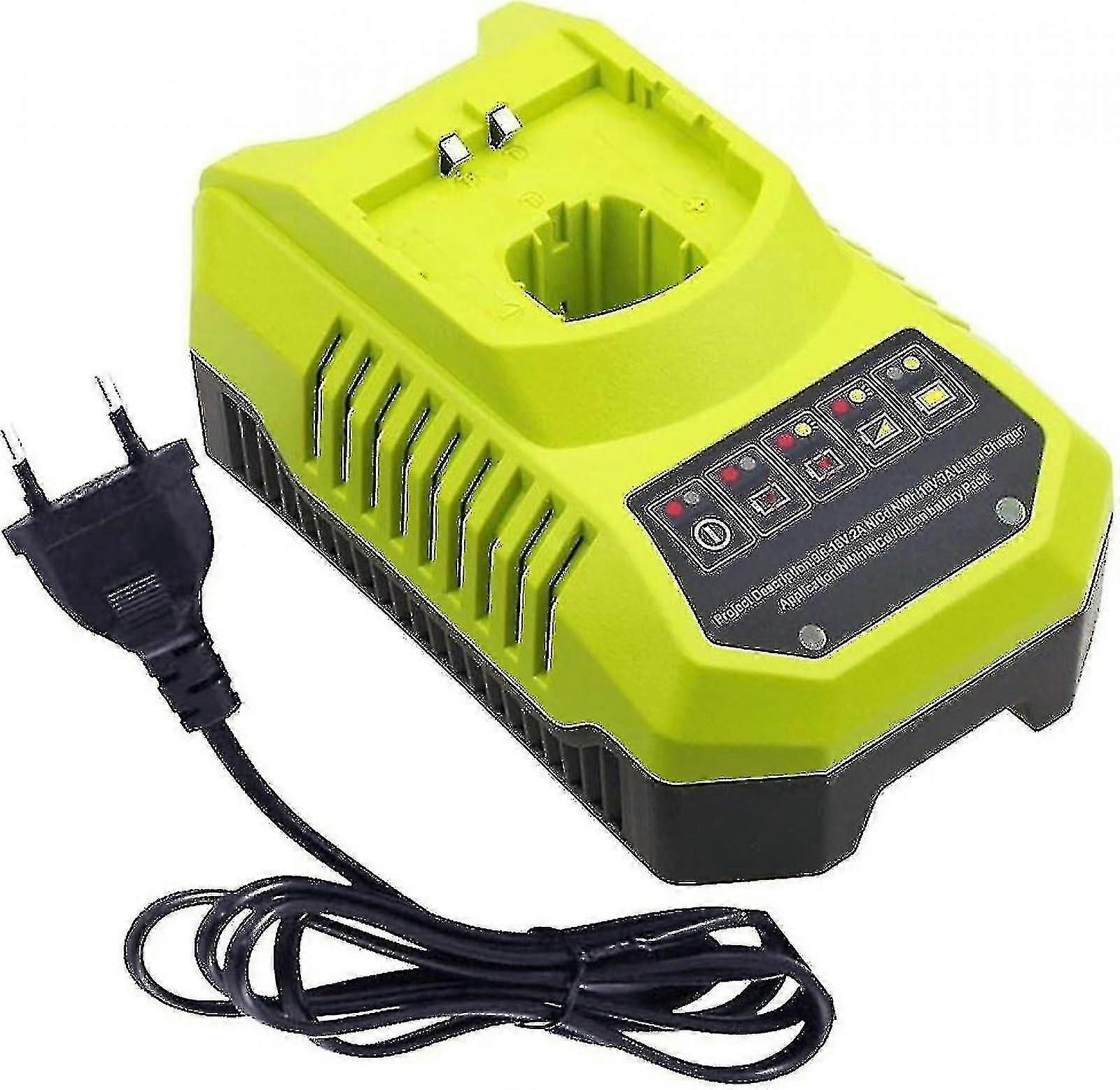 Compatível com Ryobi P117 P118 P118 Carregador Compatível com Ryobi One 9.6V-18V Lithium Ion Nimh Battery P100 P102 P103 P104 P105 P107 P108 P109 18 Vo