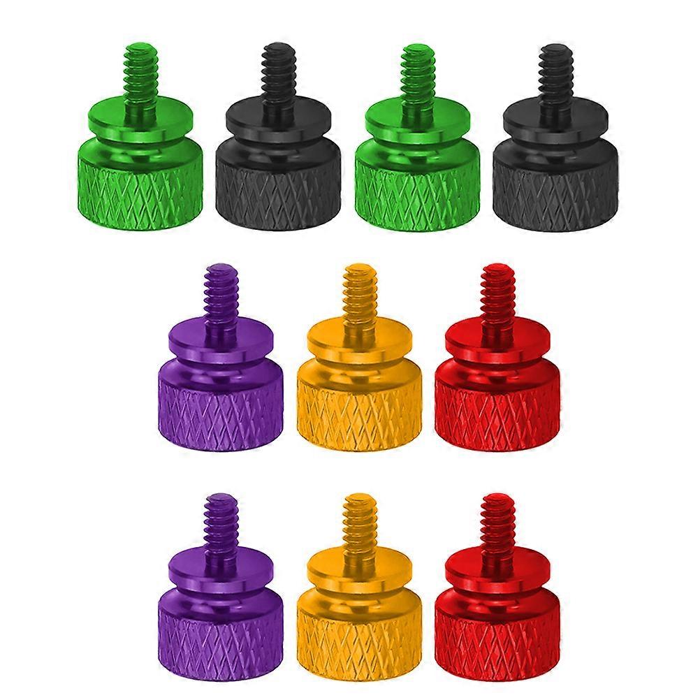 Large Computer Thumb Screws Electroplating Technology Black 10Pcs