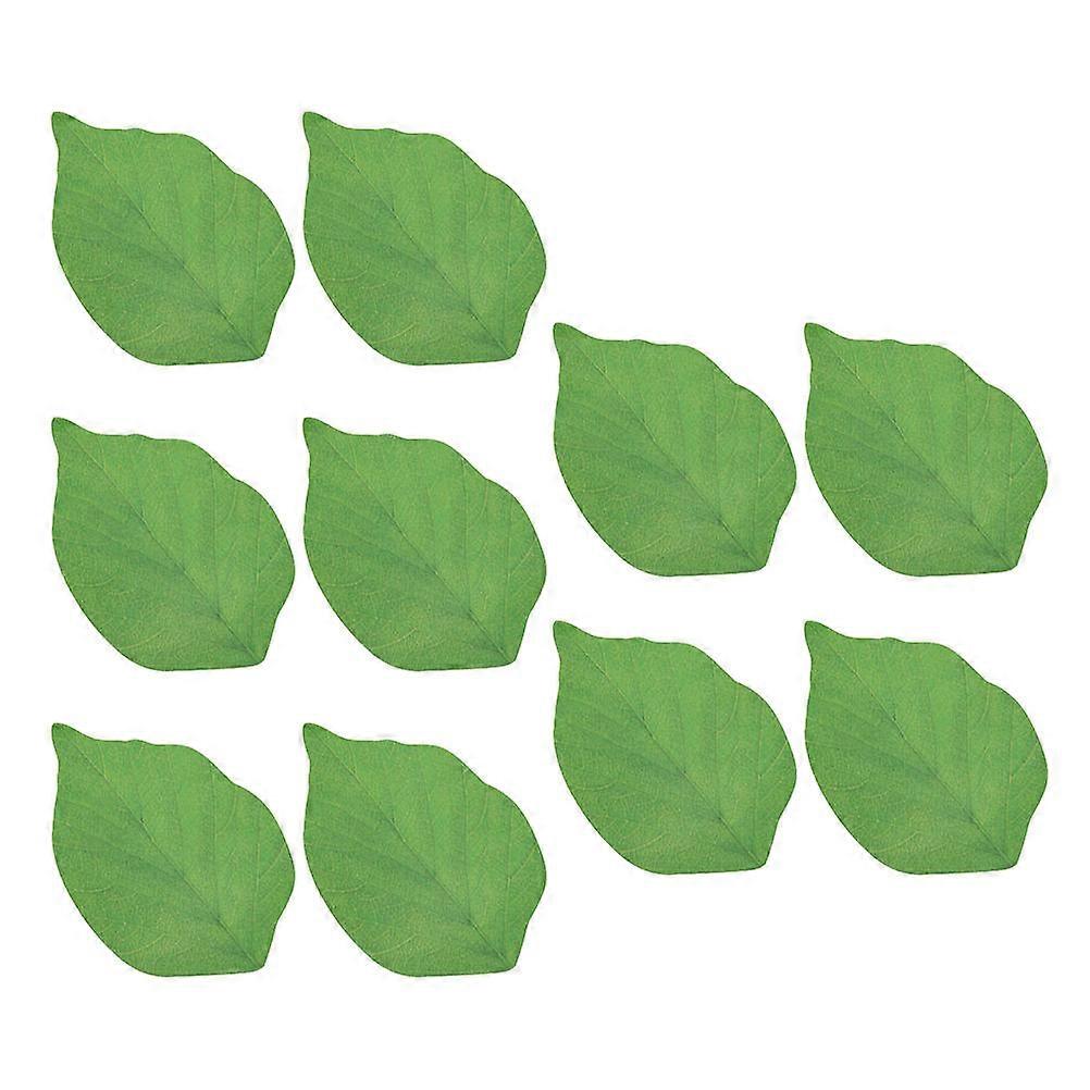 Leaf Shaped Sticky Memo Stickers   10pcs Reusable Note Pads for Office, Smooth Writing, Removable, Cute Design for Notes, Reminders, and Surprises