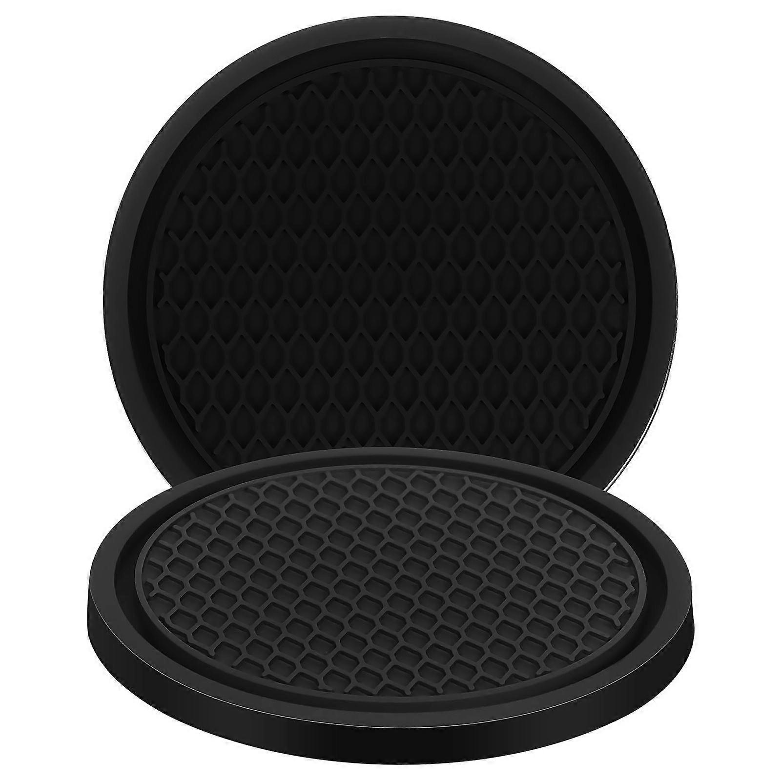 Car Cup Holder Coaster Silicone Insert for Car Interior 2Pcs