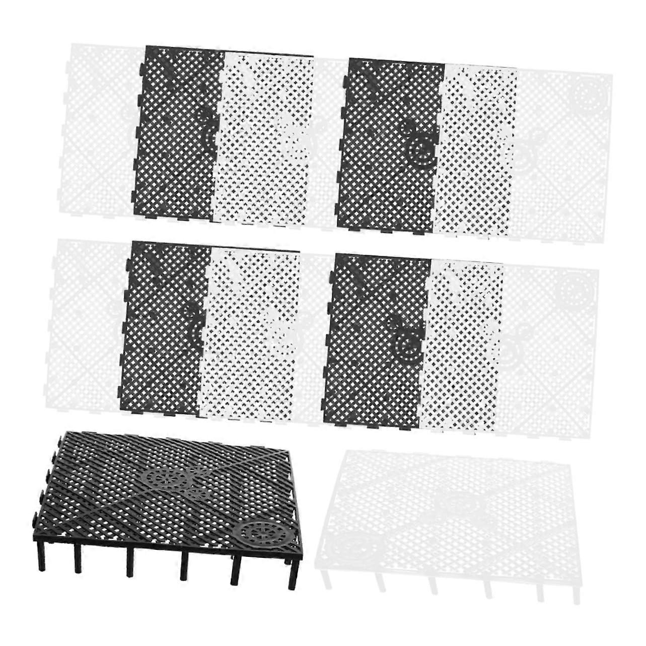 Pack of 12 Bottom Filter Plates for Aquariums, Tank Dividers, Filter Base, and Tray Accessories