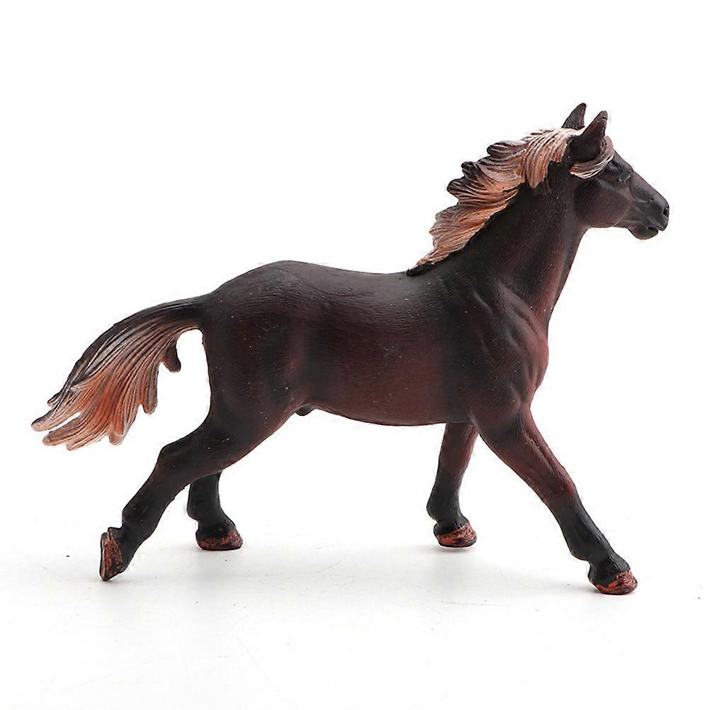 Lifelike Horse Statue Creative Ornament Plastic Model for Desk Home Decor Symbolizing Success and Achievement