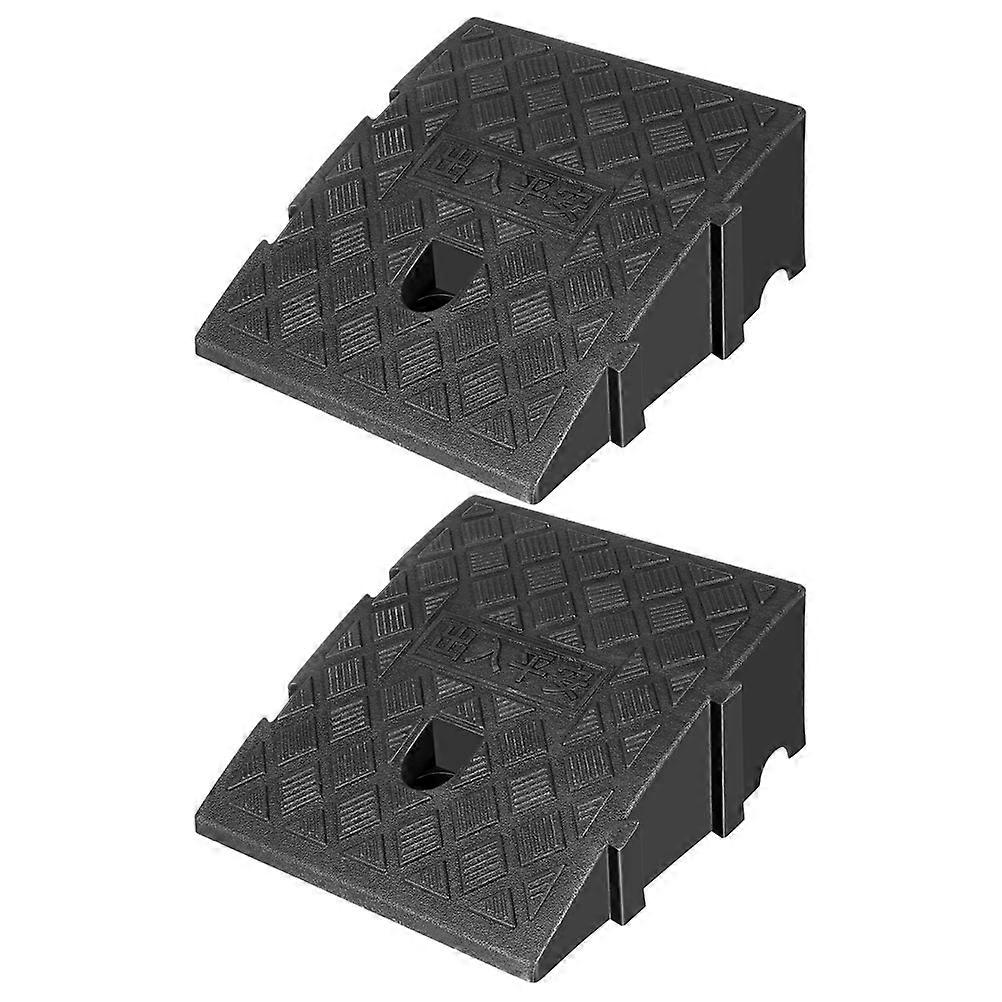 Heavy Duty Portable Car Ramp Set Non Slip, Low & Motorcycle Friendly, Easy Access for Driveways and Sidewalks