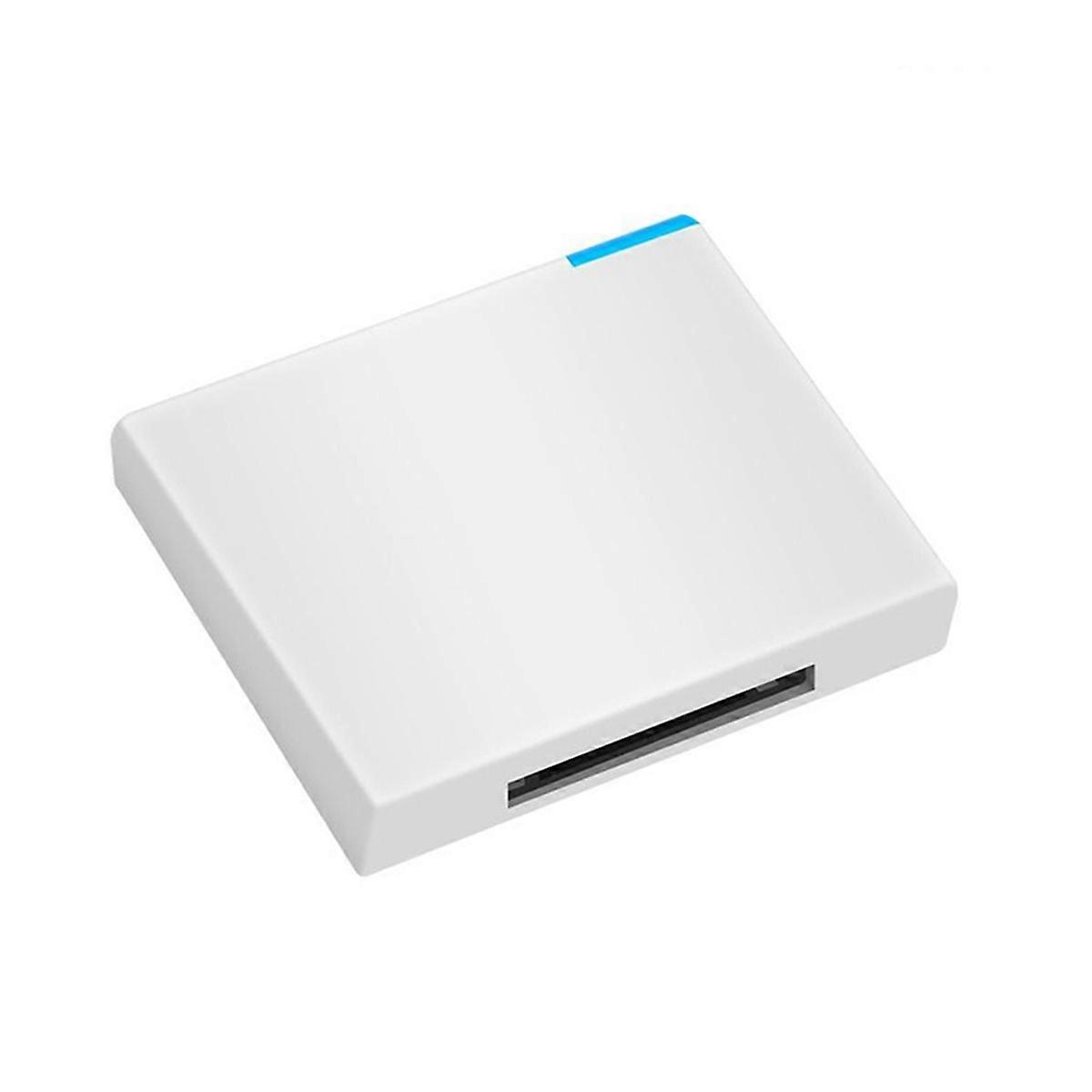 30Pin Bluetooth-Compatible 5.0 Audio Receiver Stero Wireless Music Adapter A2DP for / Speaker Sound Dock White