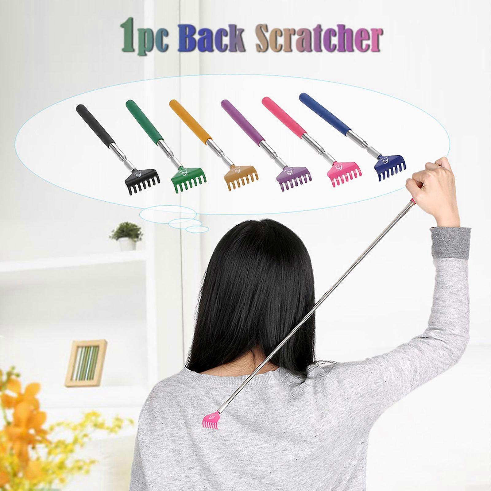 Anself Telescopic Back Scratcher Massager Back Scratcher Black