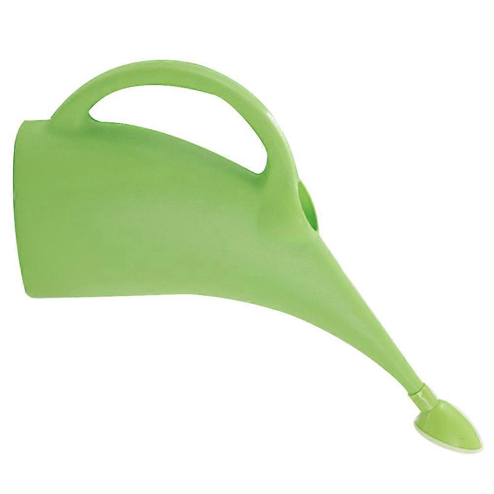 Large Capacity Watering Can 2L Green Long Mouth Design For Home Gardening And Cleaning 1Pack