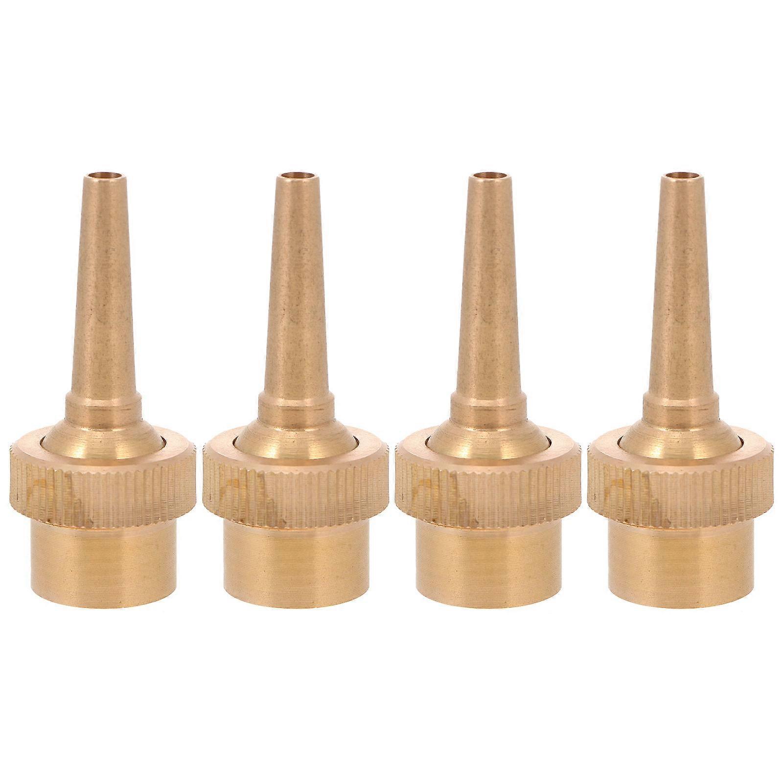 Fountain Spray Head Brass Mist Nozzle Simple Installation Easy to Use Swimming Pool 4Pcs
