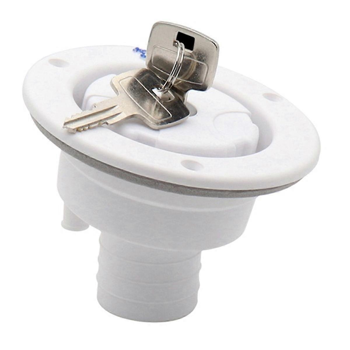 Lockable Filler Neck for RV Fresh Water Tanks - Caravan Water Fill Connector for Secure and Easy Access
