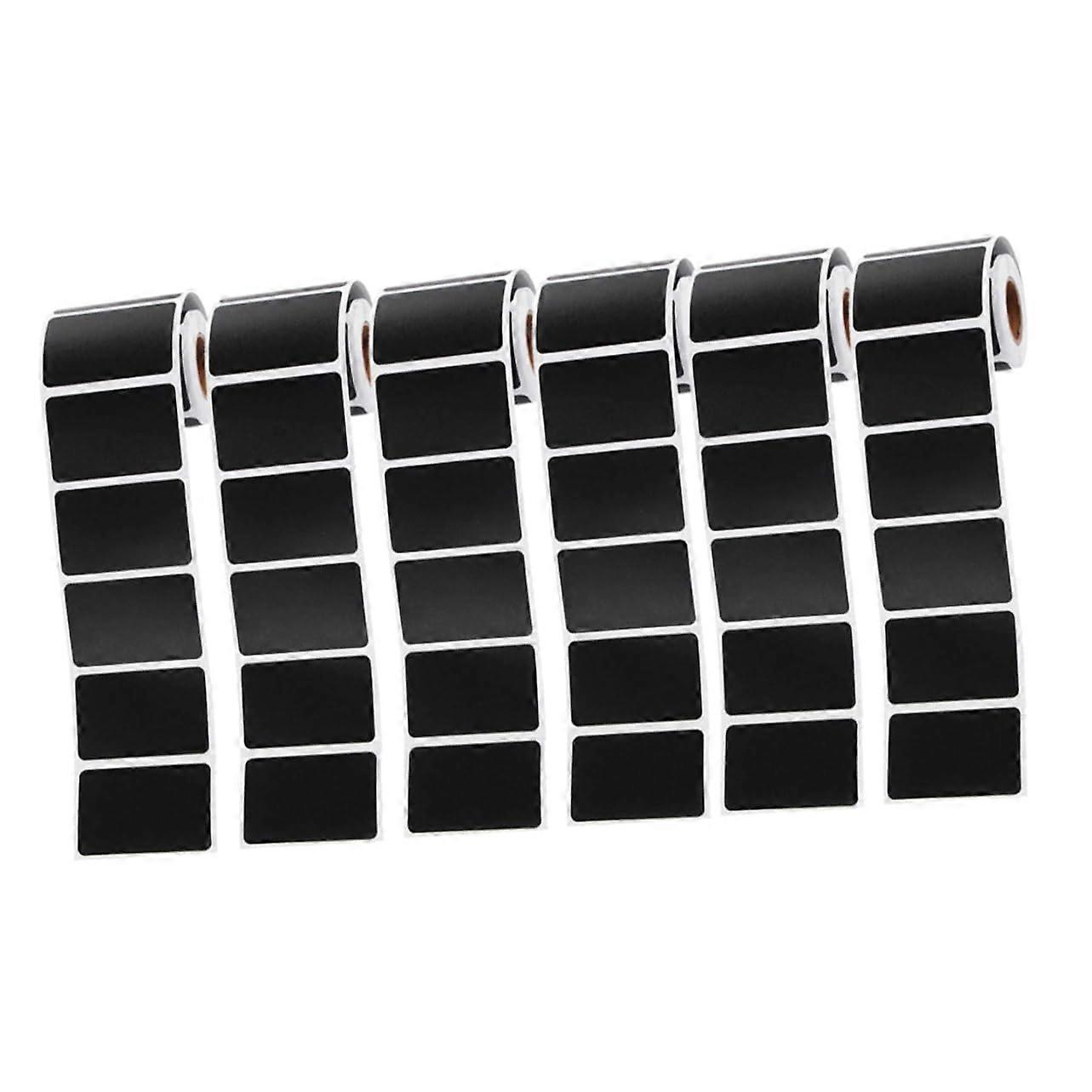 Pack of 6 Preserving Jars with Black Chalk Labels 3 456*6cm