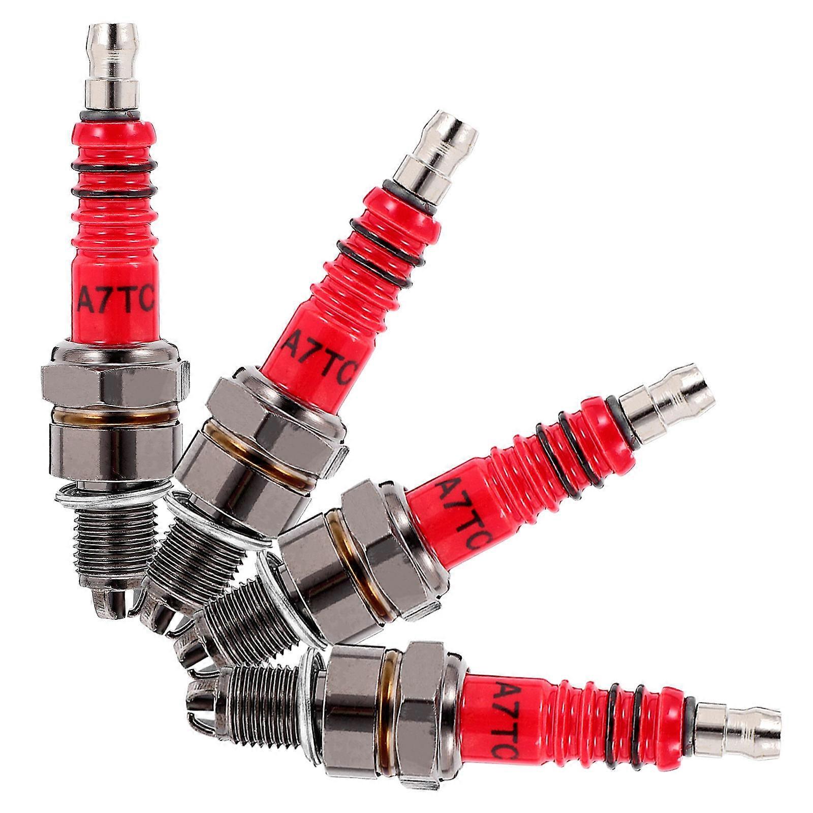 Replacement Plug Parts Three-Point Ignition Length 7.1X1.9cm 4Pcs