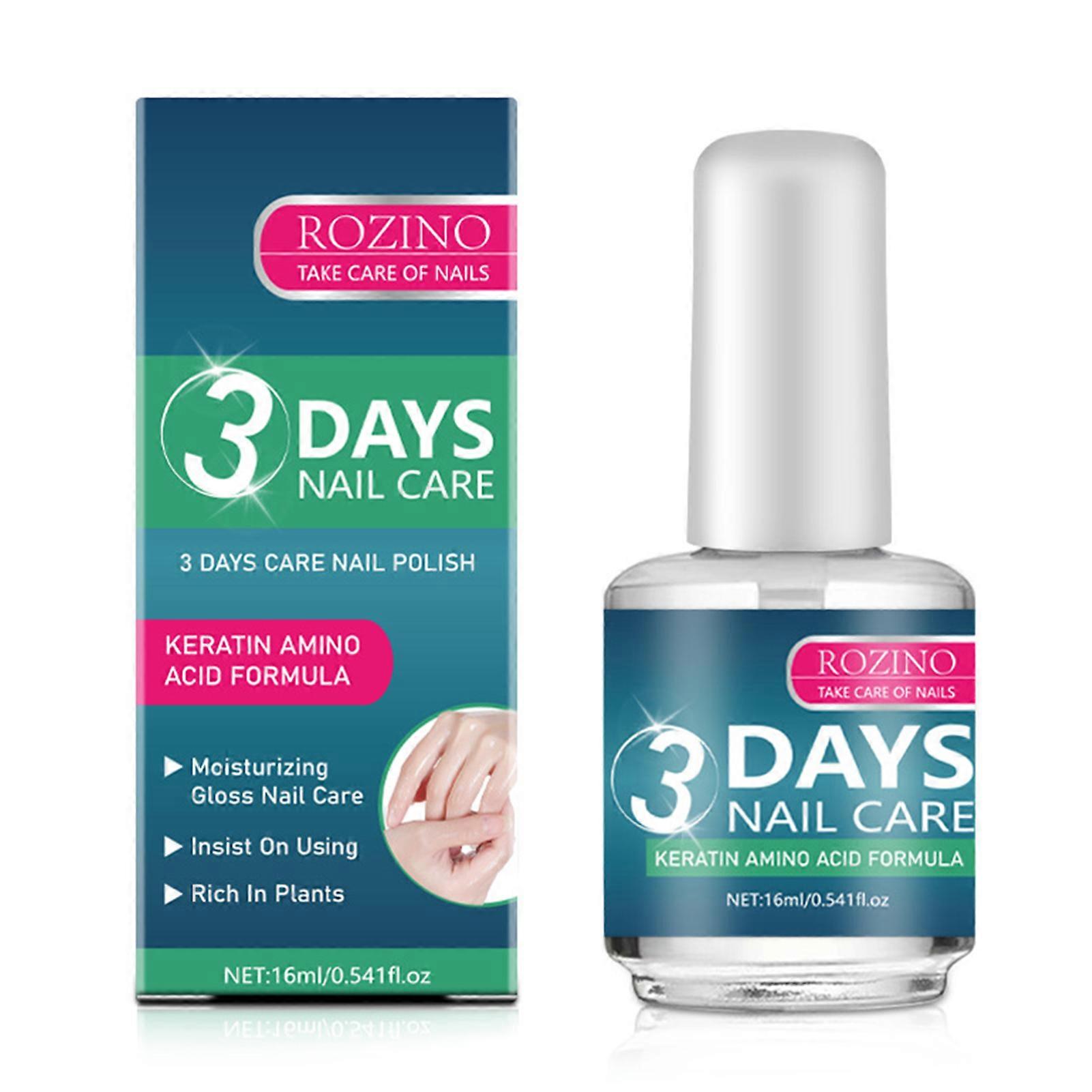 Keratins Nail Growth 3 Day Results Advanced Nail Strengthener for Damaged-Nails