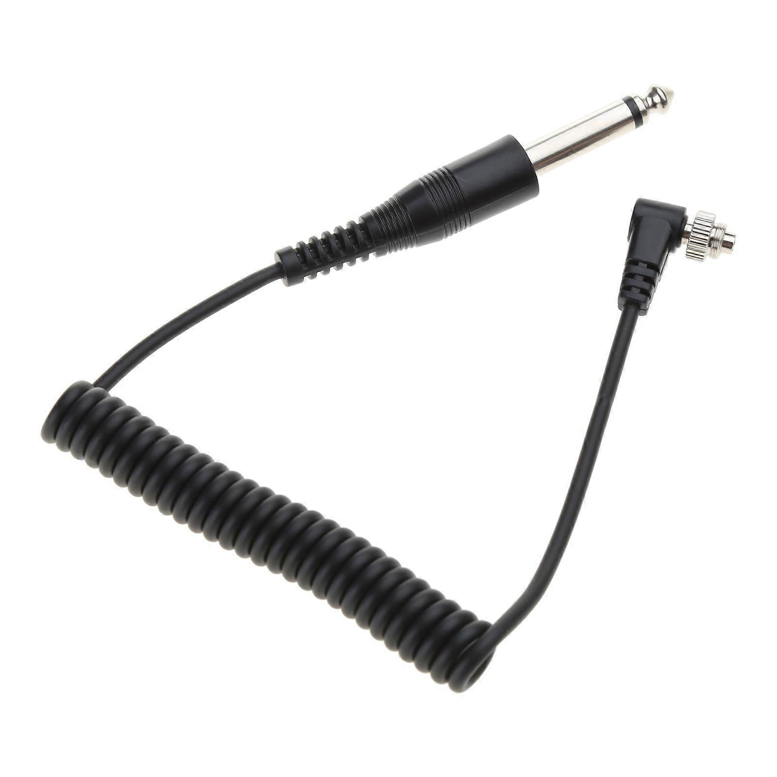 Flash Sync Cable Camera Flash Sync Cable 2.5mm to Male Flash PC Sync Cable Cord with Screw Lock Extended Coiled Wire Multicolor