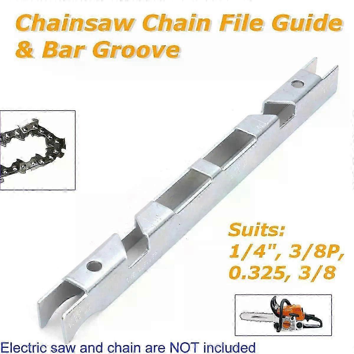 Depth Gauge File Guide Tools Fit For 1/4 3/8 P 0325 Lawn Mower Chainsaw Chain Removal Guide Groove Garden-Tools Parts