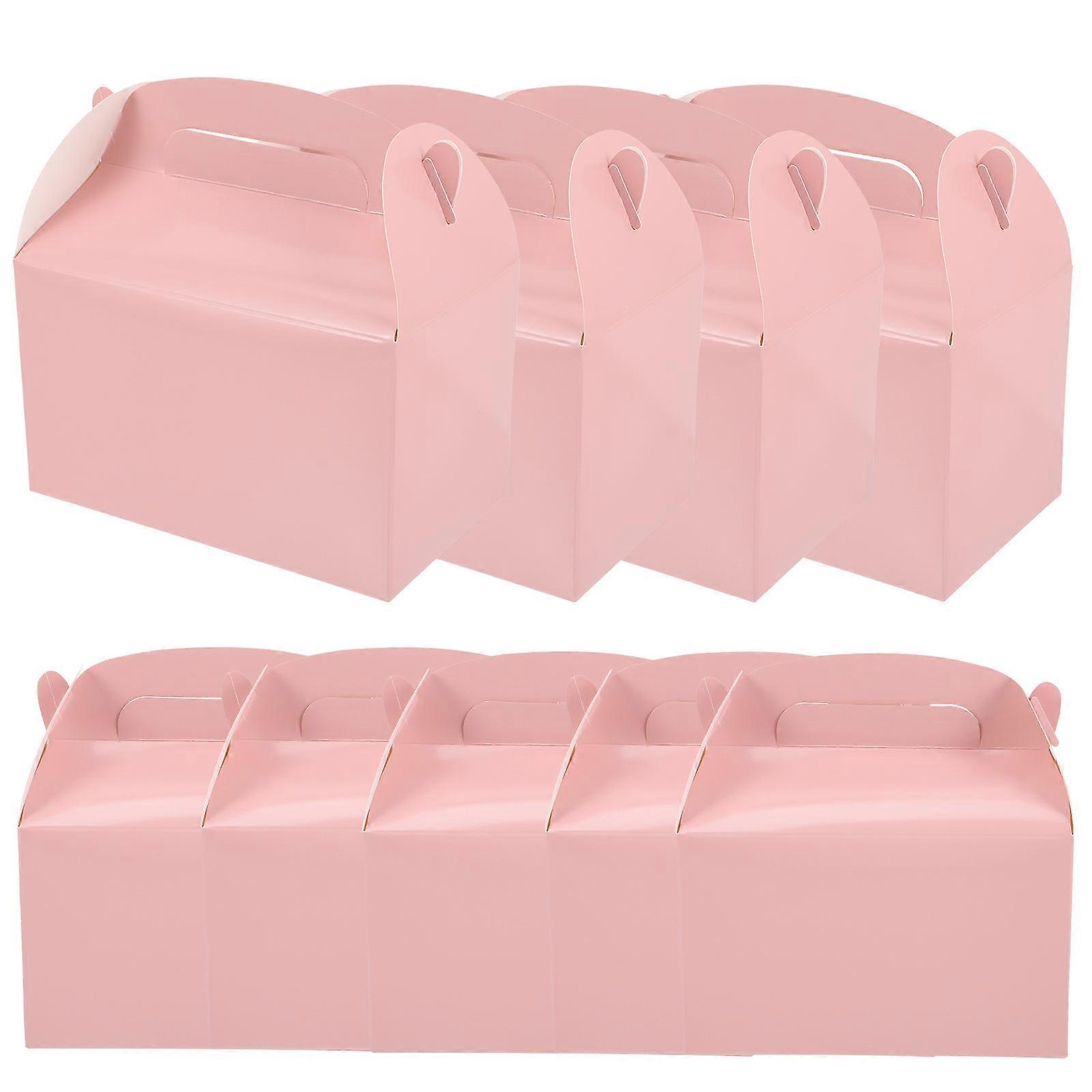 Party Paper Box Gift Boxes Snack Containers Cardboard Material Rectangular Shape Themed Parties Wedding Use 20Pcs