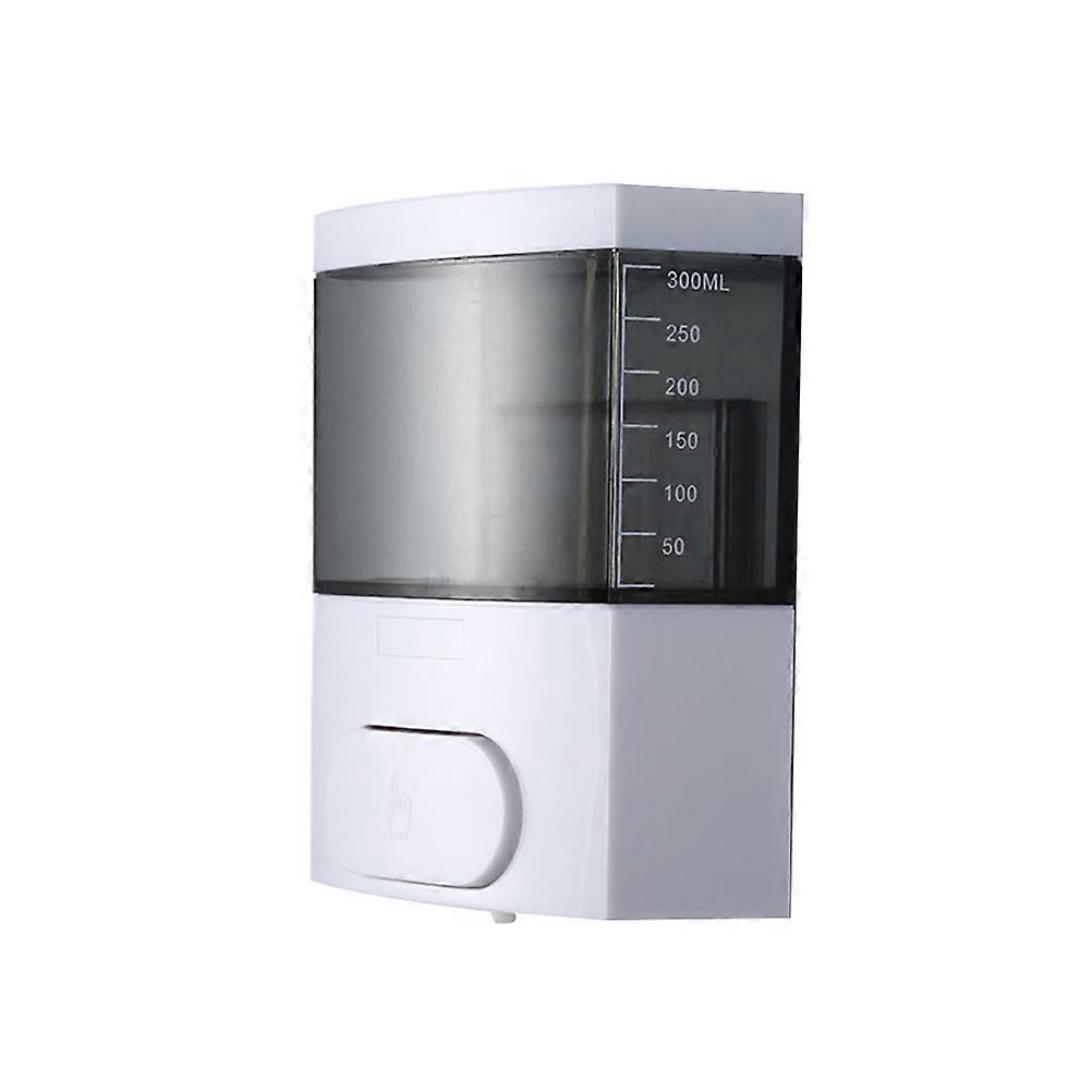 Black Wall-Mounted Soap Dispenser for Liquid Soap Storage 1Pcs