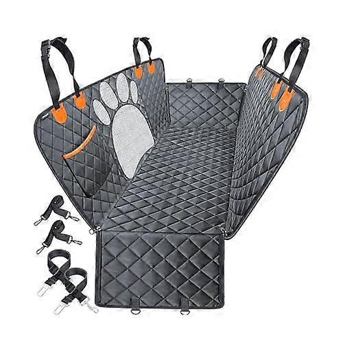 Dog Car Seat Cover Durable Waterproof Non-Slip Travel Hammock With Seat Anchors Machine Washable Back Seat Protector