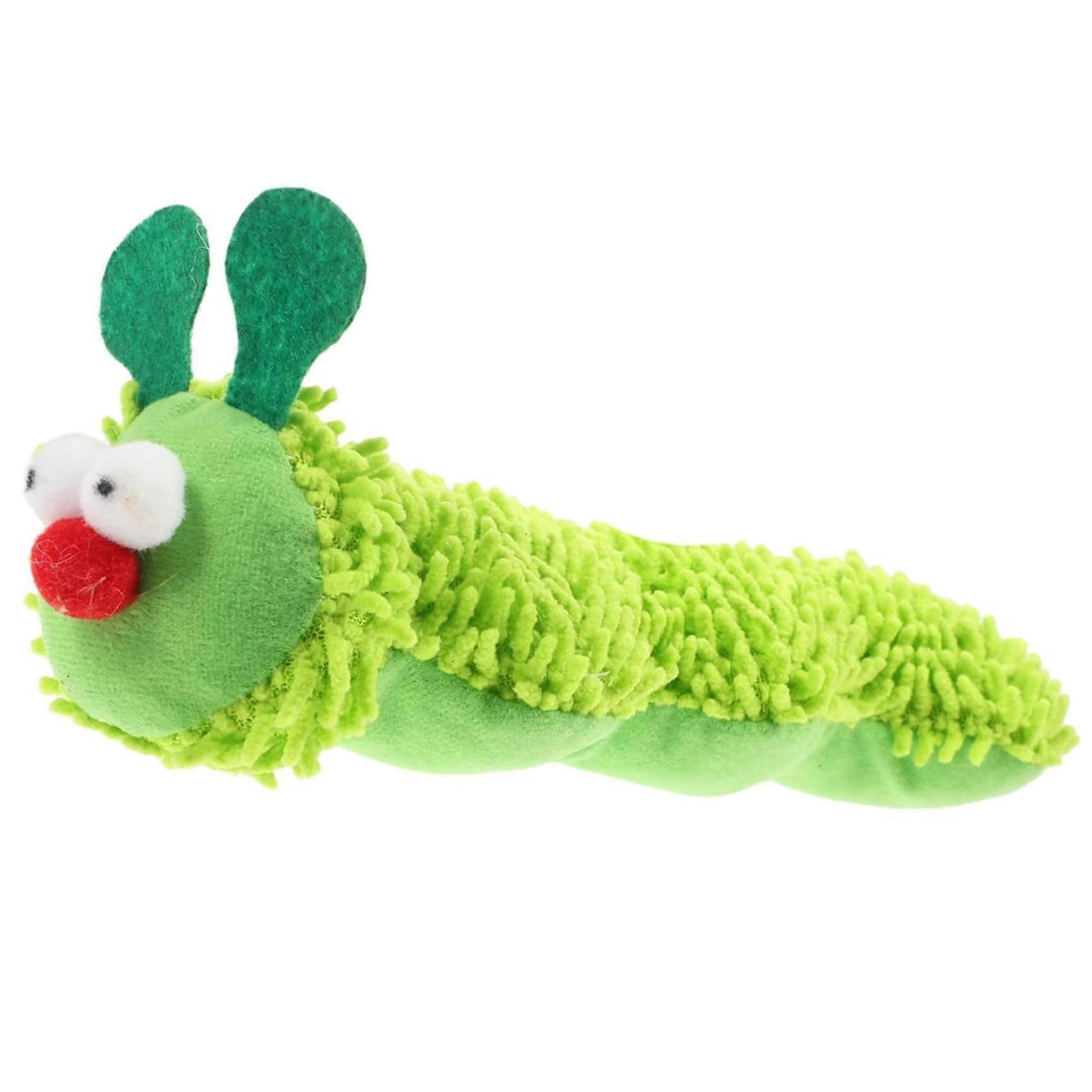 Interactive Cat Toy - Cute Caterpillar Shape, Catnip-Filled Plush Chew Toy For Cats