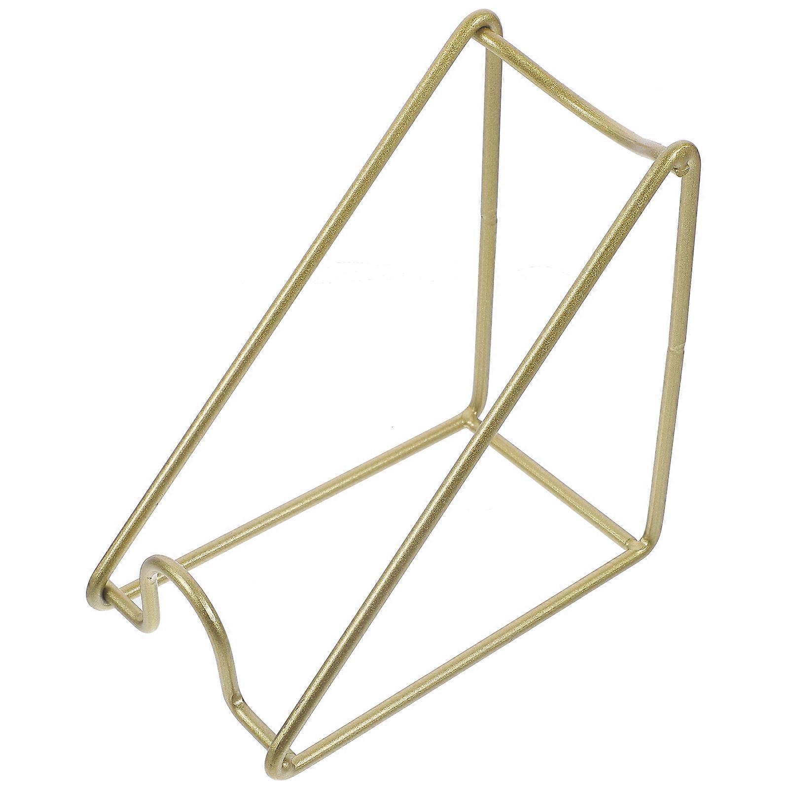 Simple Iron Oblique Placed Rack Tabletop Single Slot Rack