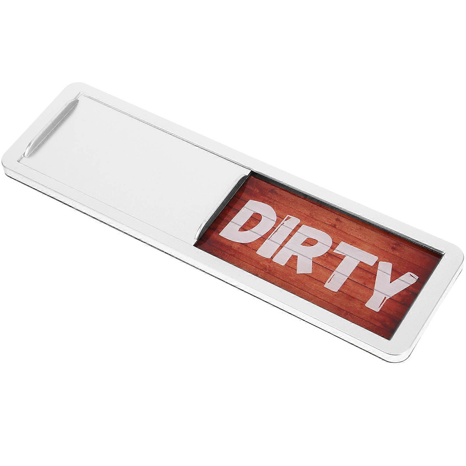 Durable Dishwasher Cleaning Indicator Sign for Kitchen – Easy Install & Flexible Use Home Essential