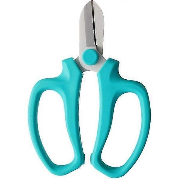 Flower Scissors Garden Pruning Flower Scissors Fruit Leaf Scissors Hand Pruner Cutting Tools Sky Blue