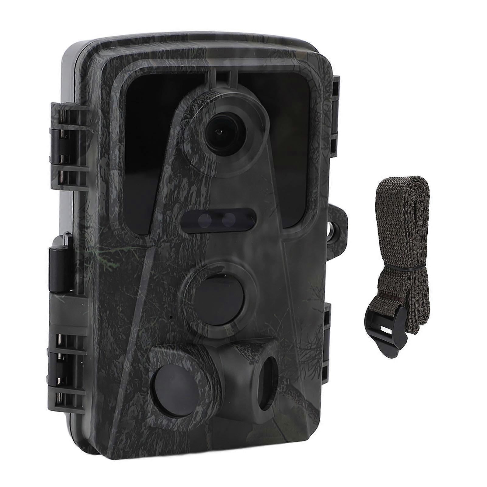 1080P 16MP Trail Camera Game Camera with Night Vision 0.8s Trigger Time Motion Activated IP66 with 940NM Infrared LED Light 2.0 Inches IPS Screen