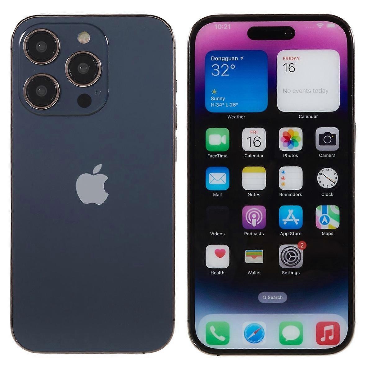 For iPhone 14 Pro Color Screen Non-Working 1:1 Fake Phone Display Model Mould Dummy Case Display Toy