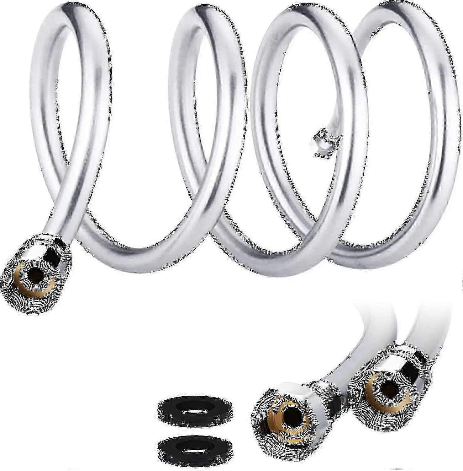 Stainless Steel Chrome Shower Pipe with a Length of 3 Meters for High-Quality Showers Edition 0724