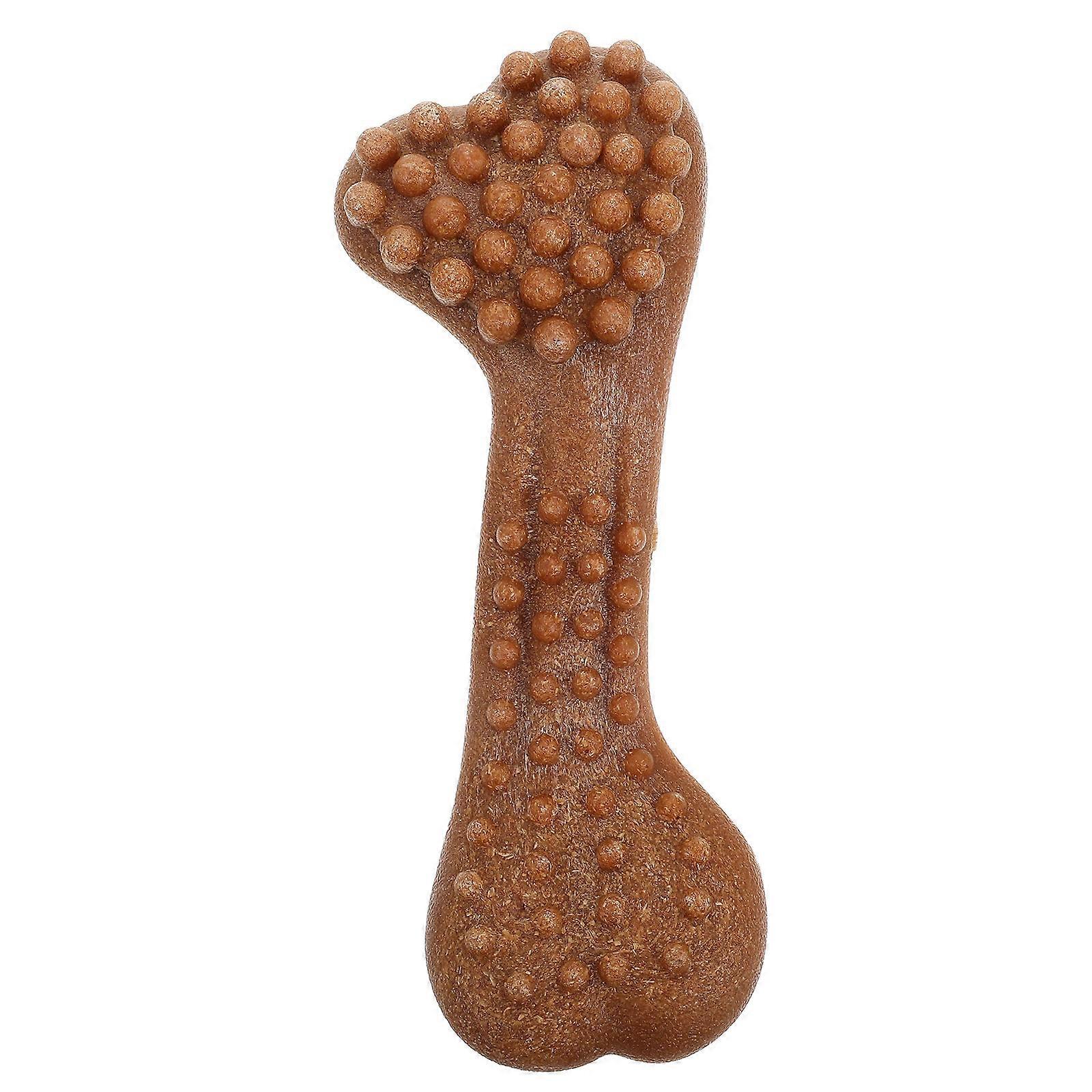 Interactive Chew Toy for Pet Use Made of Nylon in Brown Color 7.5 Inches