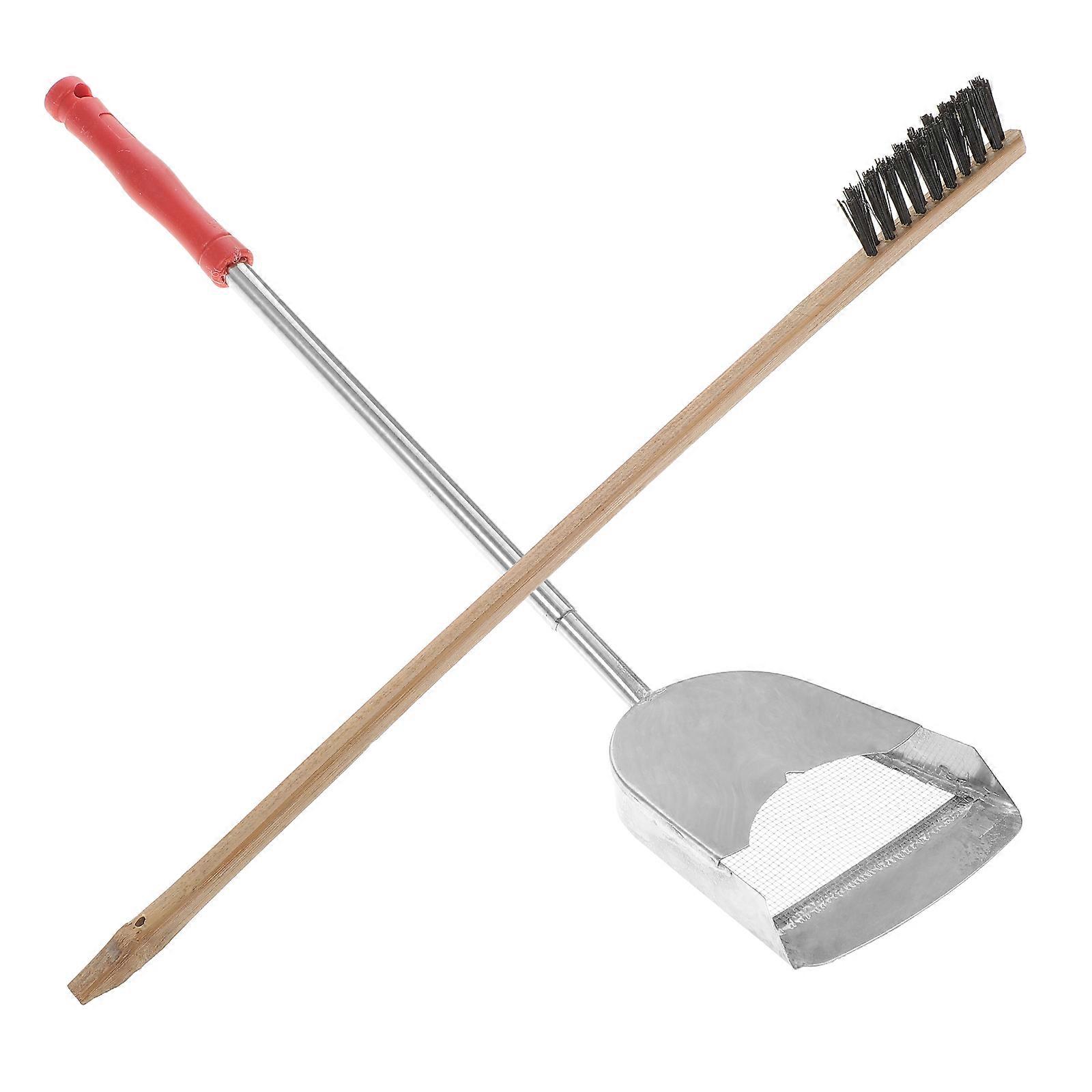 Cleaning Supplies for Bird Cages Brush and Set Pet Cage Cleaning Tools Supplies Assorted Color 35.00X8.00X1.00cm Telescopic Handle 2Pcs