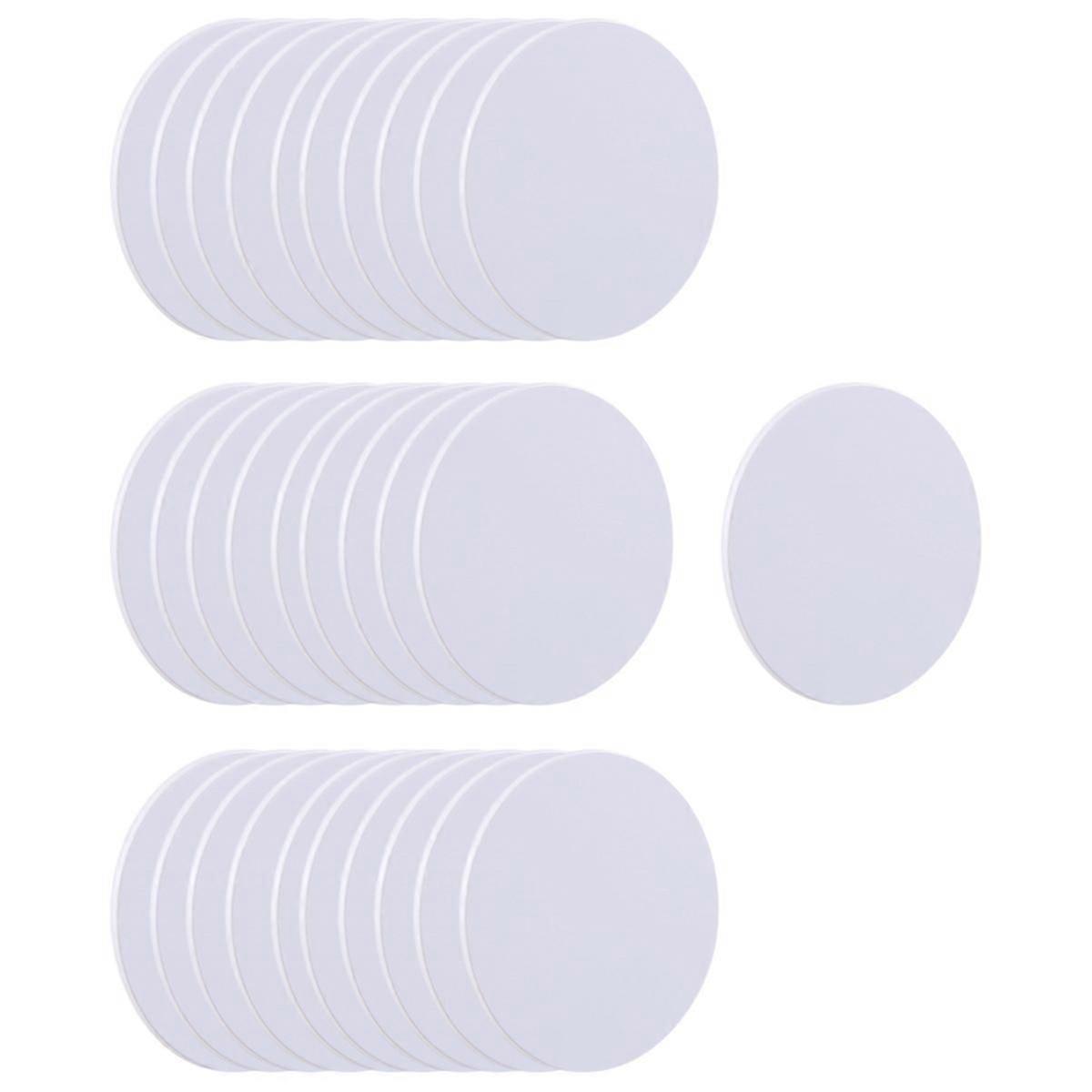 30Pcs NFC 215 Cards, for NTAG215 NFC Round Cards Rewritable NFC 215 Card Tag Compatible with TagMo a