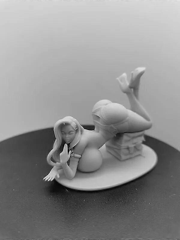 1/24 méretarányú fröccsöntött gyanta modellkészlet karácsonyi ajándékjelenet összeszereletlen festetlen szobrocskák játékok