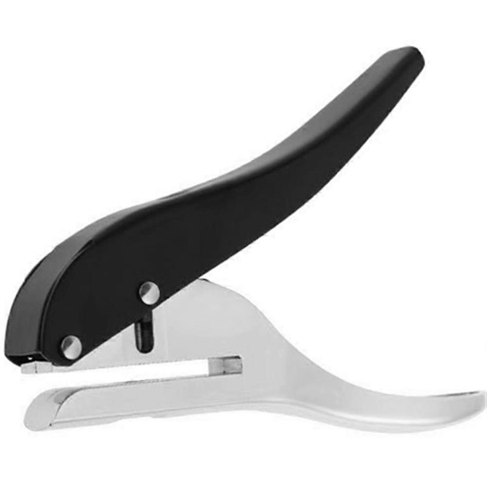 Black Single Hole Punch for Making 3MM Holes in Paper and Cards Convenient and Durable Zinc Alloy Design