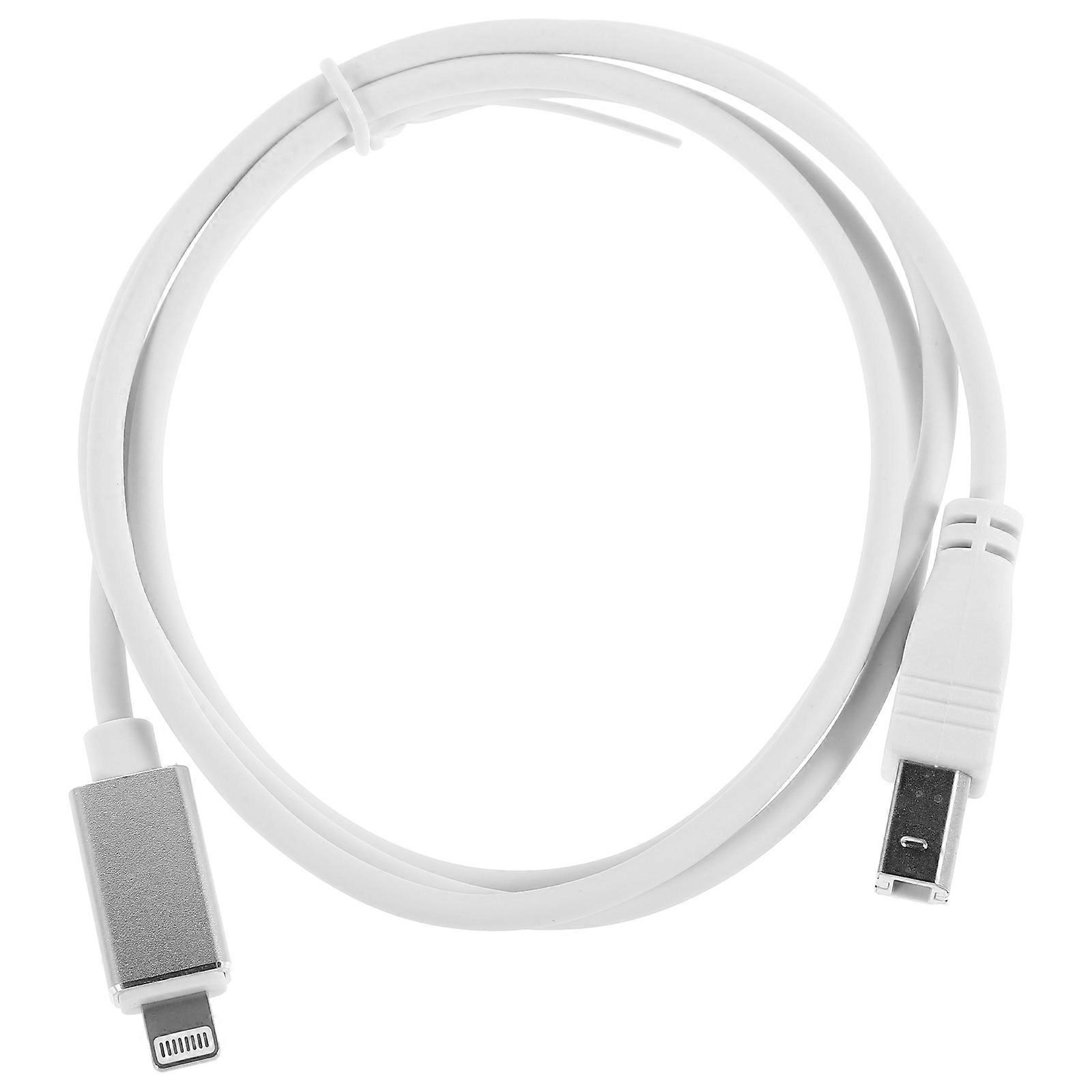 High-Speed Data Transfer Cable Usb Type-C To Type B Converter For Audio Interface 1Set White