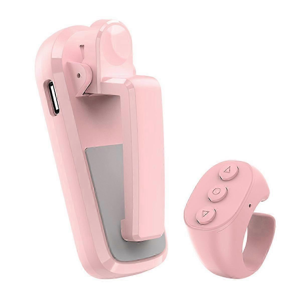 Remote Control Page Turner Camera Camcorder for EReaders+ Remote Control Extenders Pink