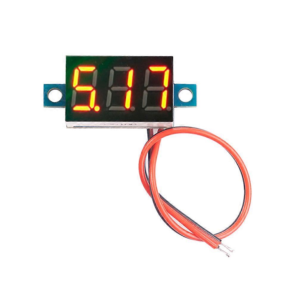 0.36英寸直流LED数字电压表0-40V电压表汽车移动功率电压测试仪检测器电压表电子零件
