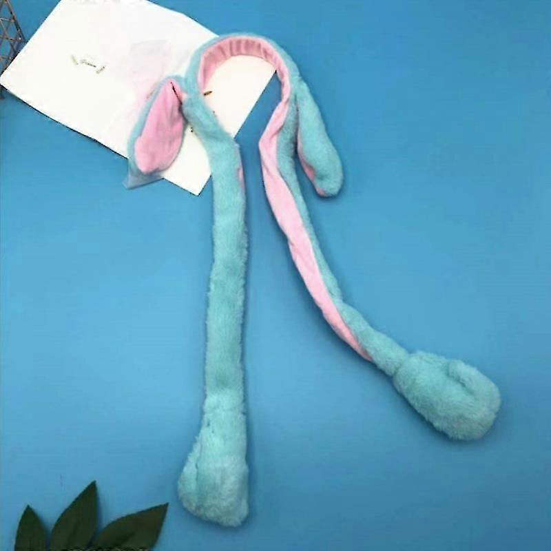 Bunny Ears Headband Moving Cute Warm Plush Airbag Movable