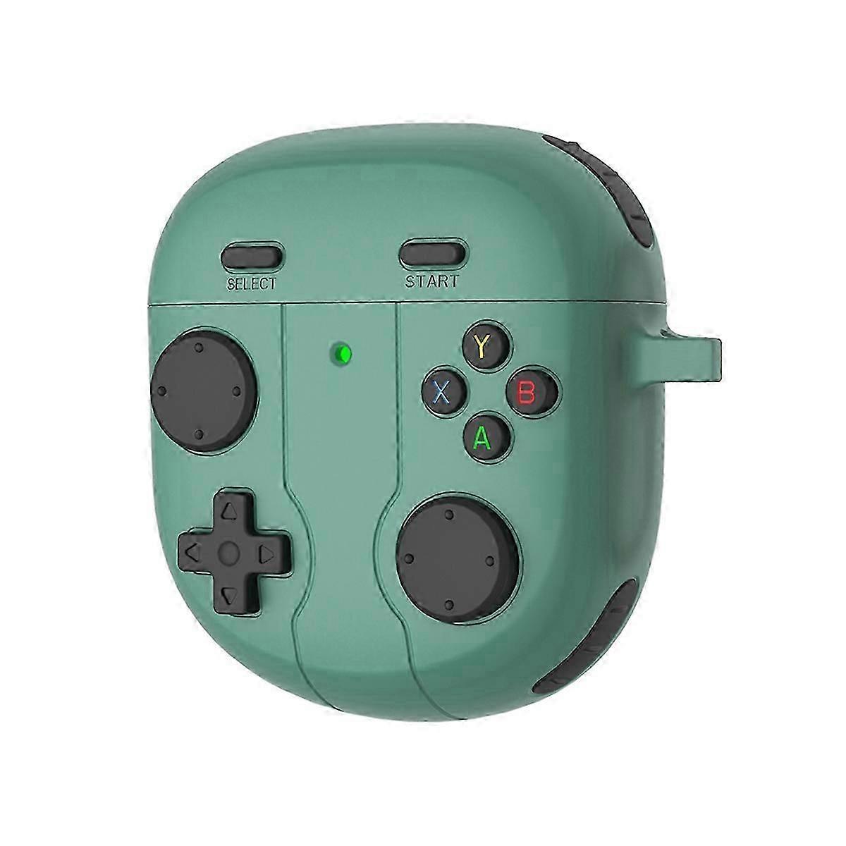 Retro game console style earphone cover Pine Green