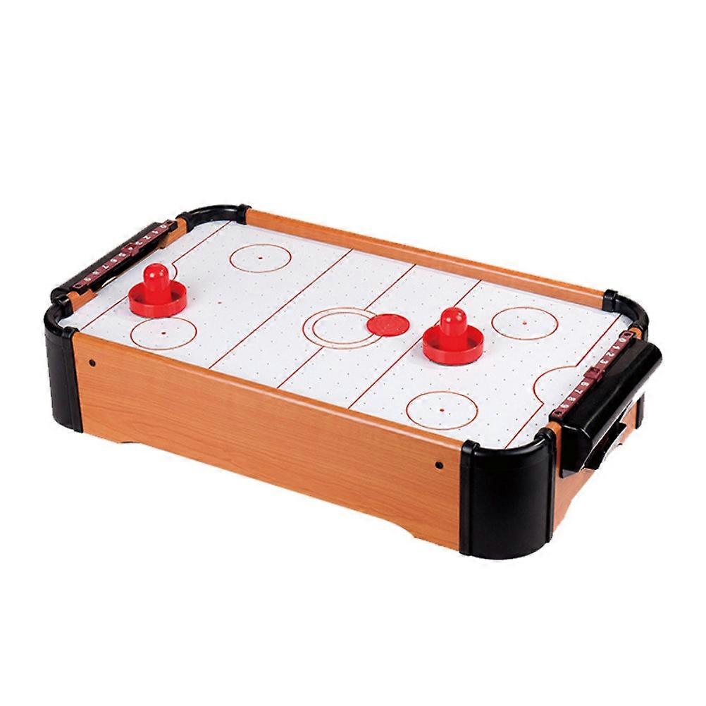 Desktop Table Top Air Hockey Pushers Pucks Family Game Play Set Travel Lightweight Indoor Outdoor Portable Game Set