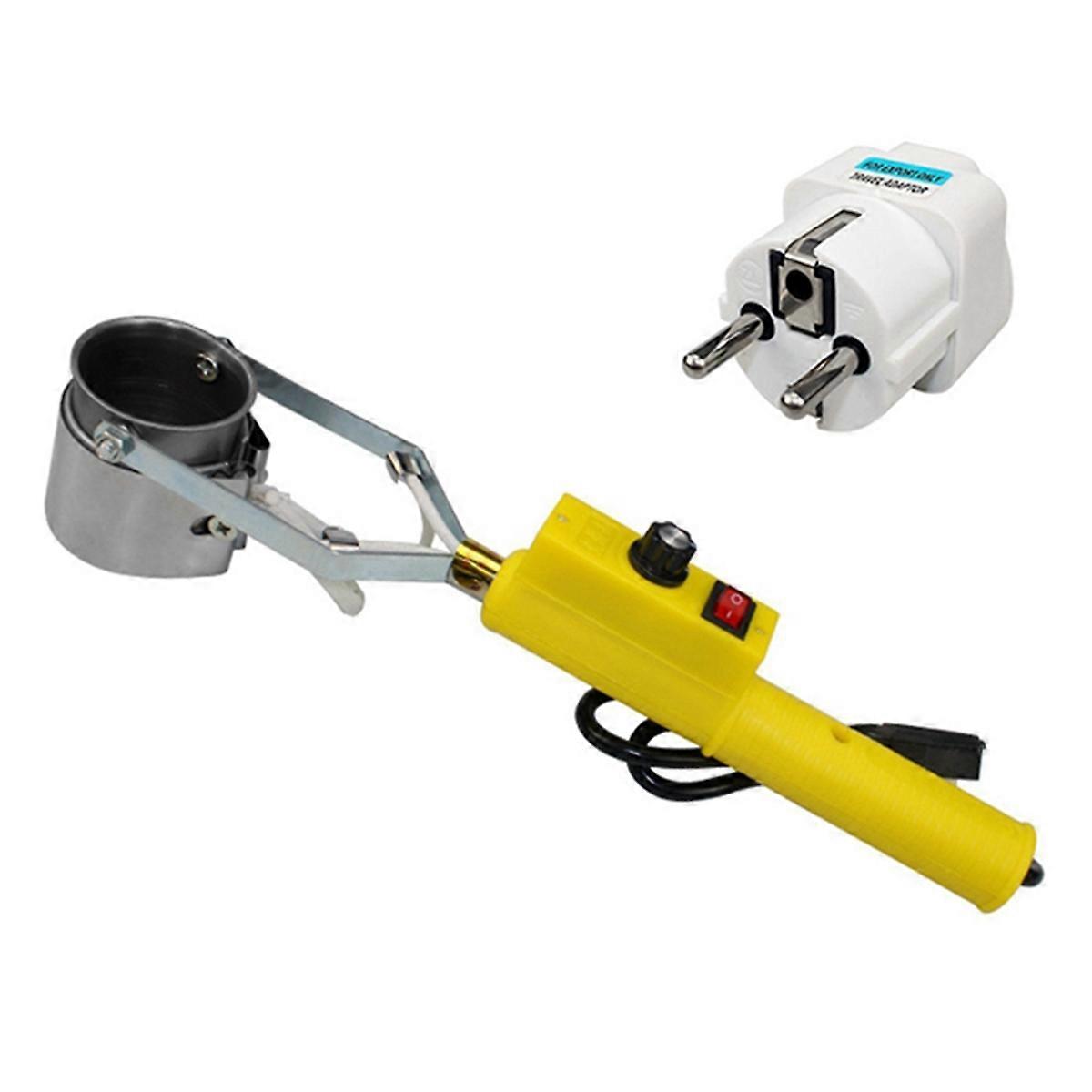 300W Tin Melting Solder Pot Handheld Soldering Repair Furnace Adjustable Temperature Desoldering Pot Tool EU Plug