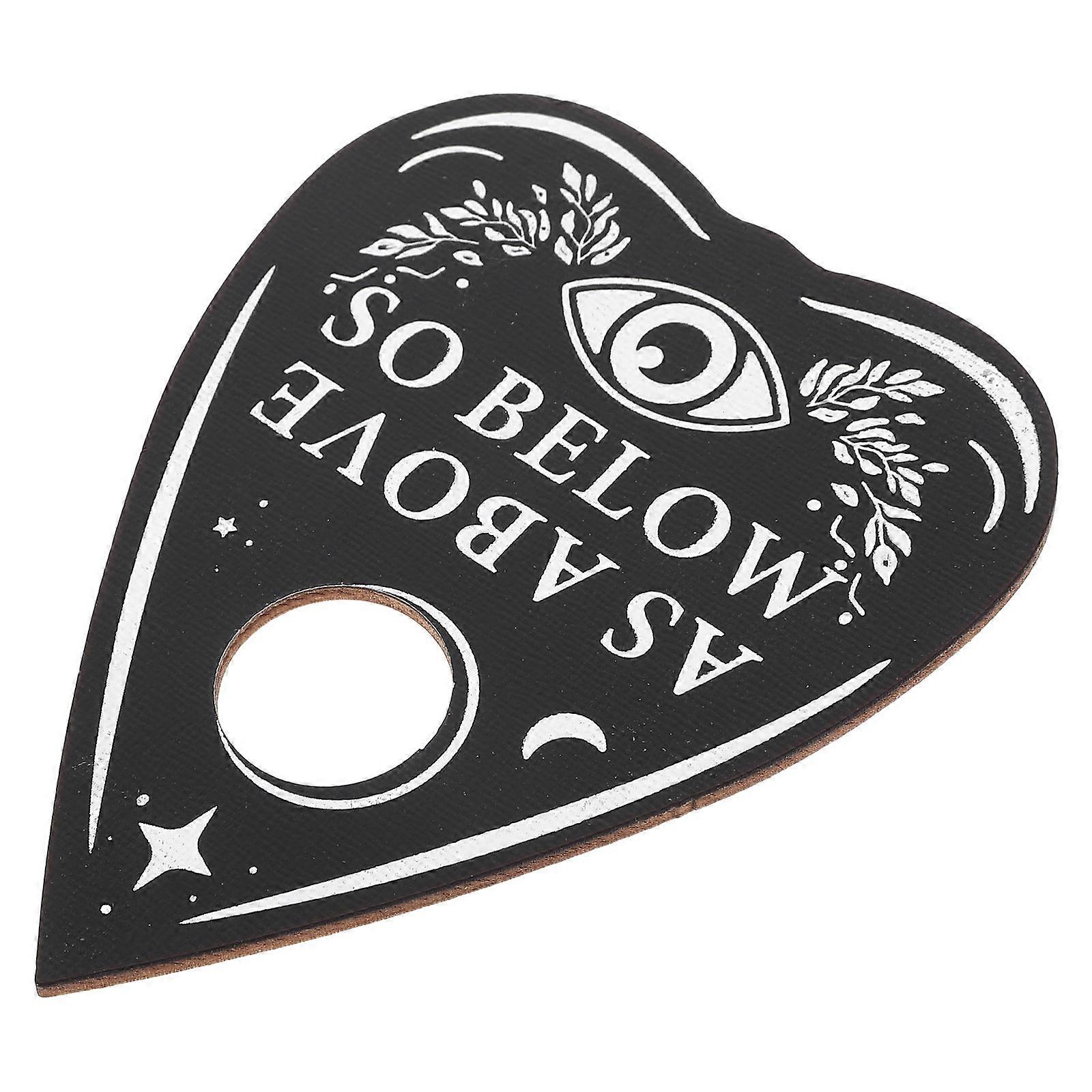 Divination Board Tool For Witches Heart Shape Design Material Perfect For Home Decoration 1Pack