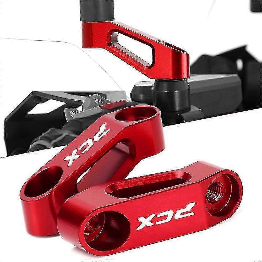 Rearview Mirror Extension Risers for Honda PCX125, PCX150, PCX160 Motorcycles - Adjustable Adapter for Enhanced Visibility