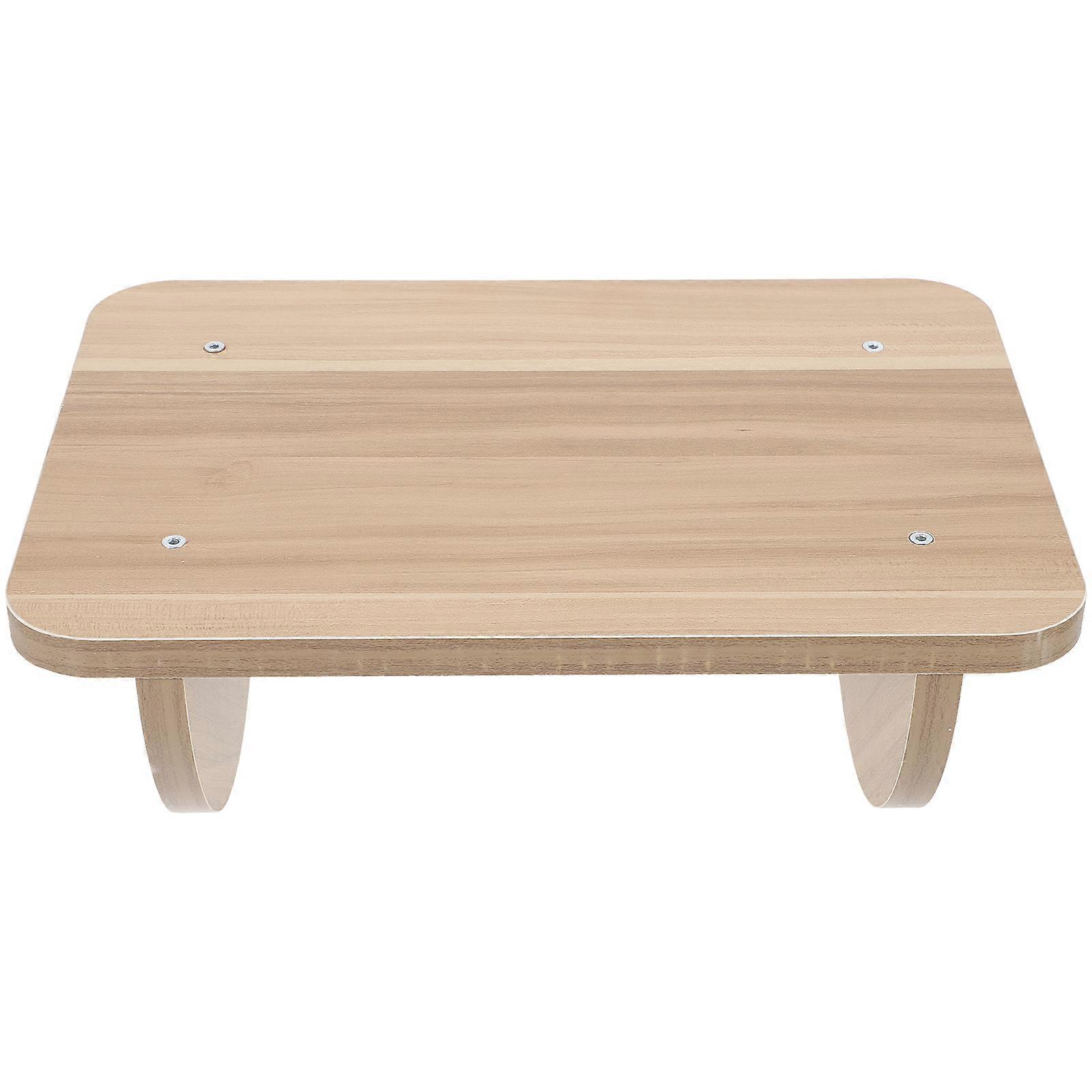 Under Desk Foot Stool Wooden Footrest Footstool Office Under Desk Foot Stool for Home