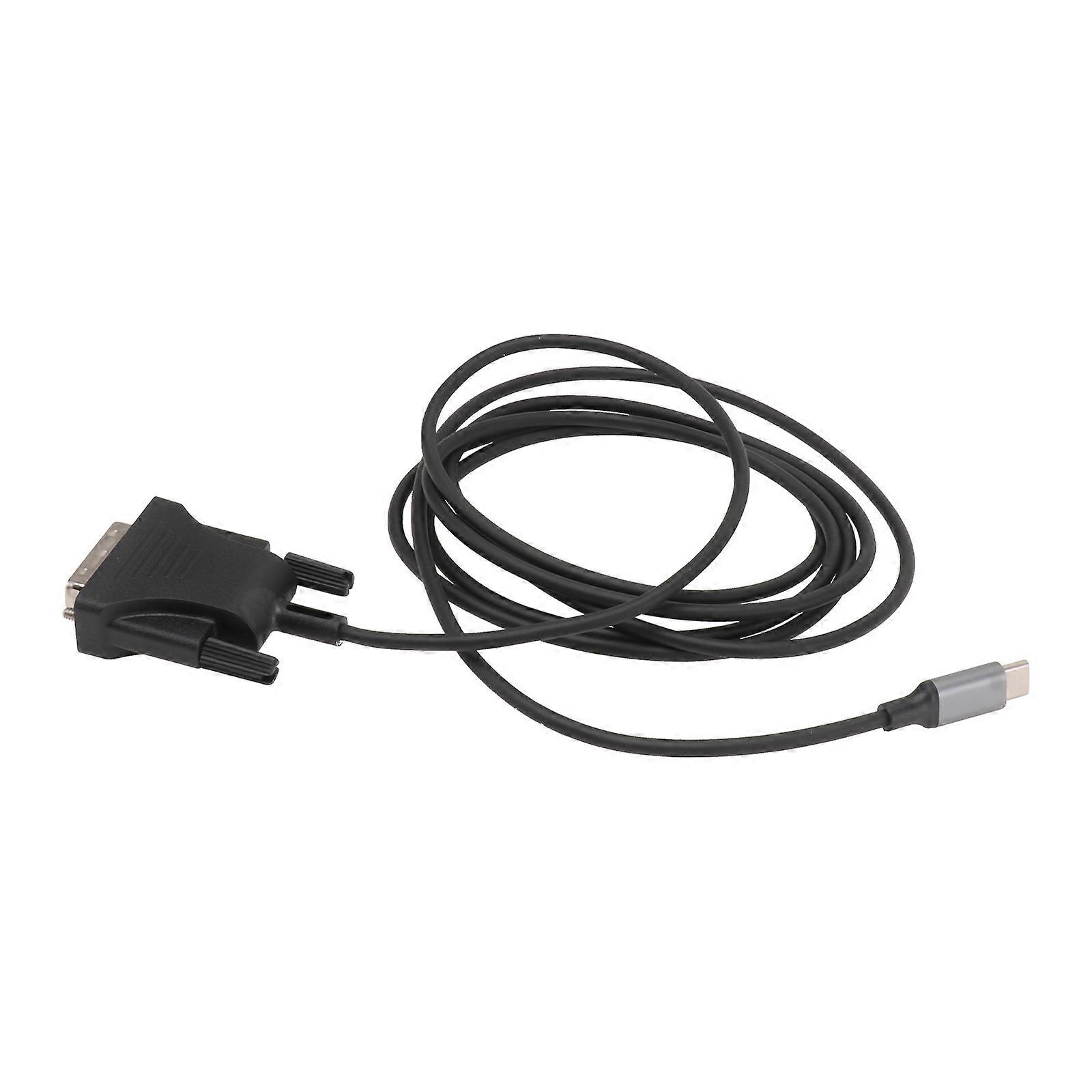 Usb C To Dvi Cable Efficiently Converts Video Signals For Data Transfer Targets Usb3.1 Device Users Available In Black With Dvi Output 1Set
