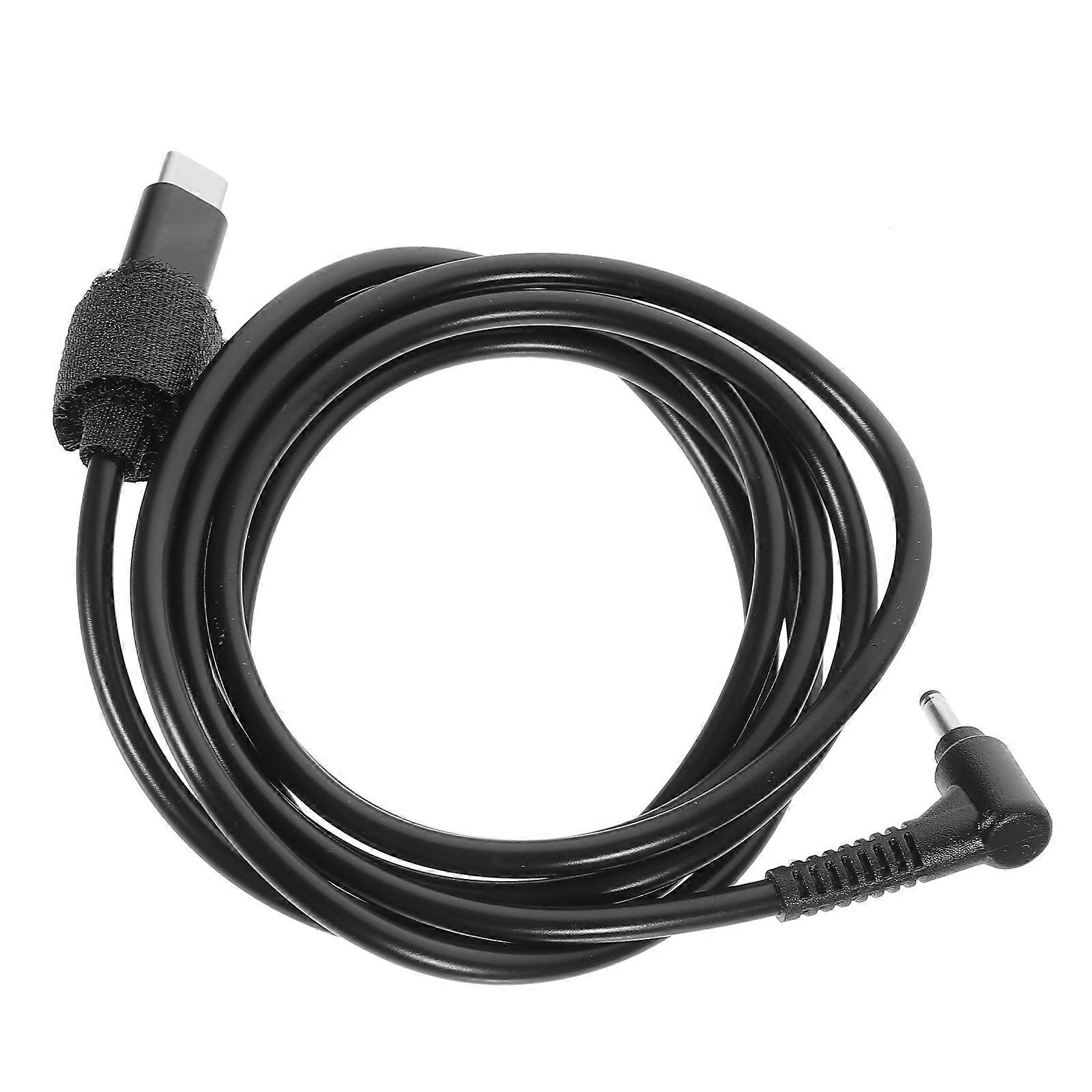 Reliable USB C To DC Adapter Cable Perfect For Everyday Use In Black Color Designed For Efficient Charging 1Pcs