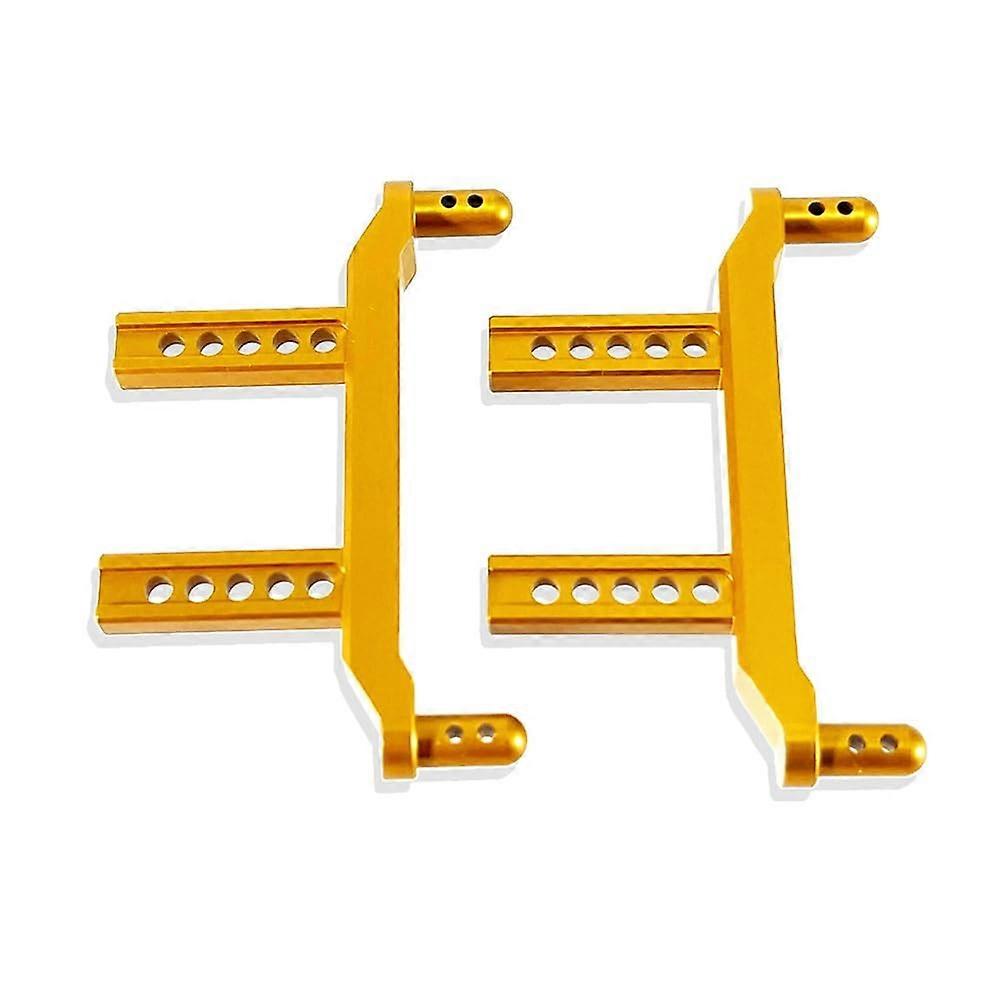 Front and Rear Chassis Mounting Brackets Made of Aluminum Alloy for SCY 1/16 16101 16102 16103 16101PRO RC Car Upgrade Parts Gold