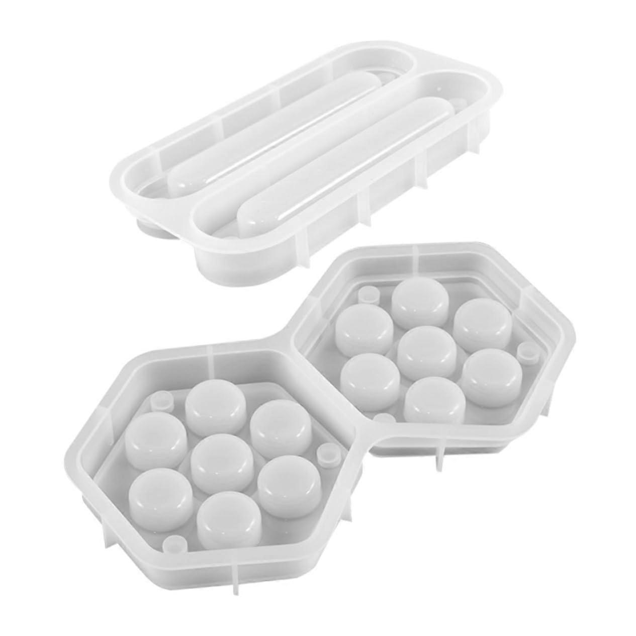 Resin Cube Mould Transparent Silicone Mould White Pack Of 2 Briefcase 1