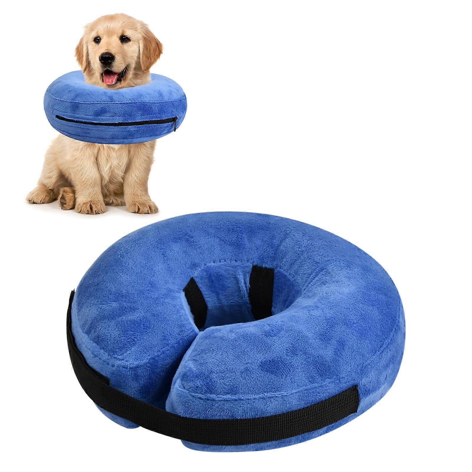 Inflatable Collar For Dogs And Cats, Soft Adjustable Postoperative Recovery Collar, Anti-Bite/Lick, 100 g