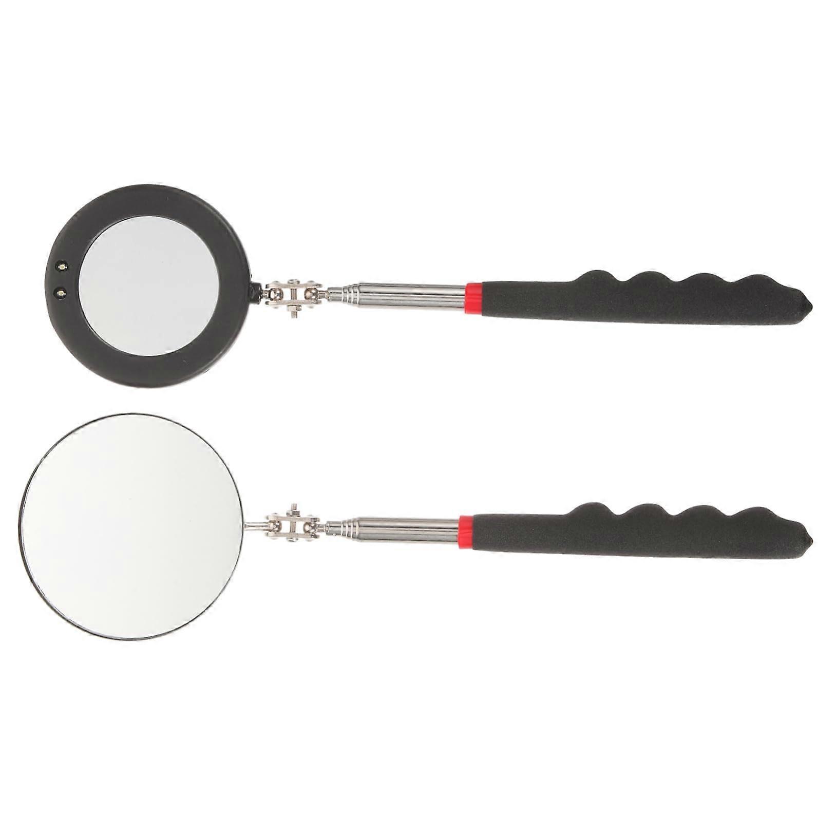 Telescopic Inspection Mirror with Extendable Inspection Lamp, Flexible for Car, Adjustable Length, Robust Material