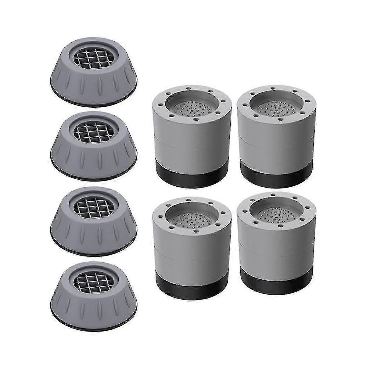 Pour 8 pièces machine à laver universelle anti-vibration coussinets pieds tapis, laveuse sécheuse silencieuse meubles support