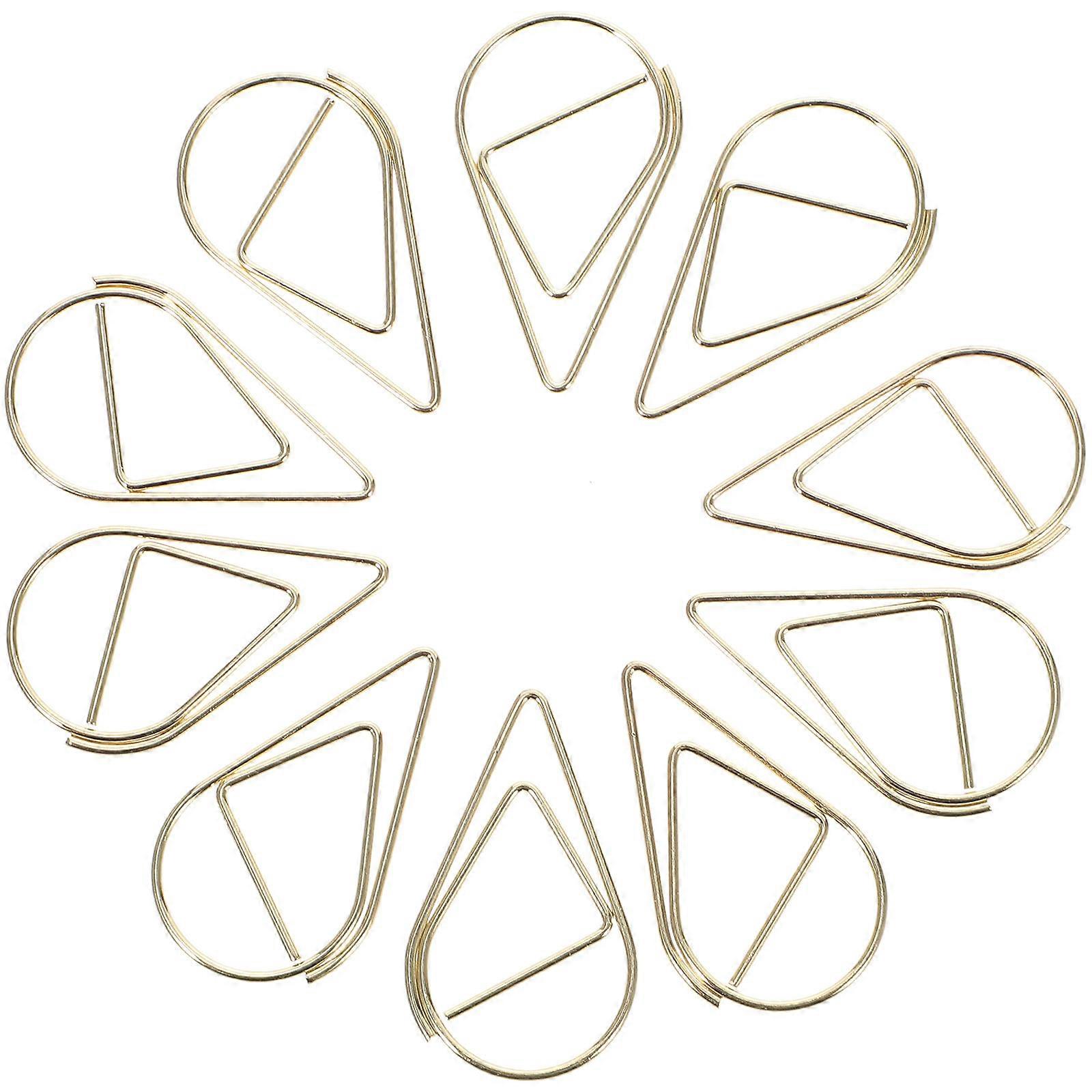 30 Pcs Dripping Paper Clips Ideal For Students Document Storage Use